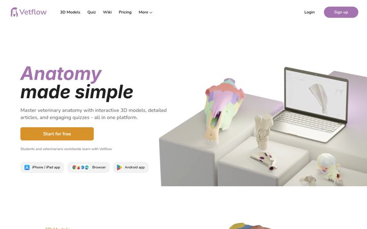 Screenshot of vetflow.com