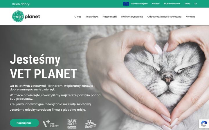 Screenshot of vetplanet.org