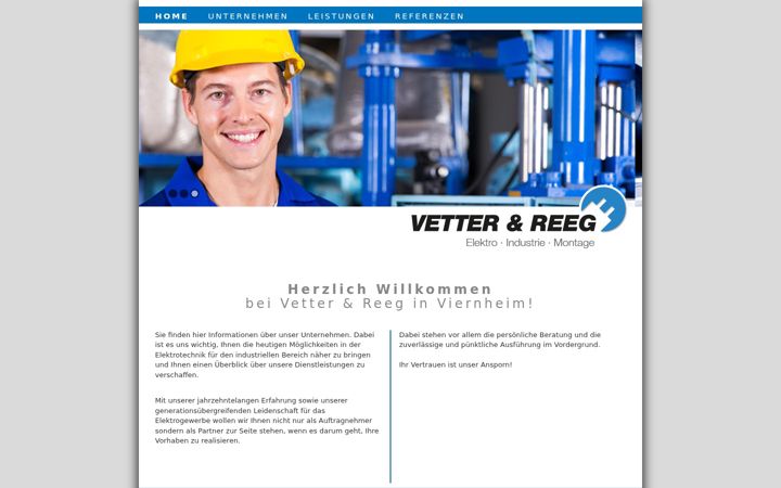 Screenshot του vetter-reeg.de