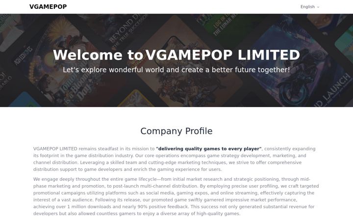 Screenshot of vgamepop.com