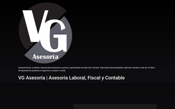 Screenshot van vgasesoria.com