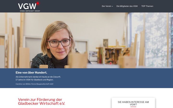Screenshot of vgw-online.de