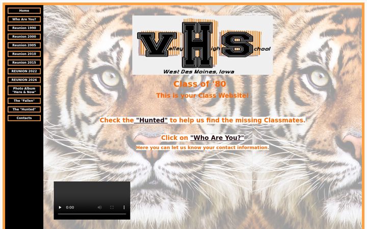 Screenshot of vhs80.com