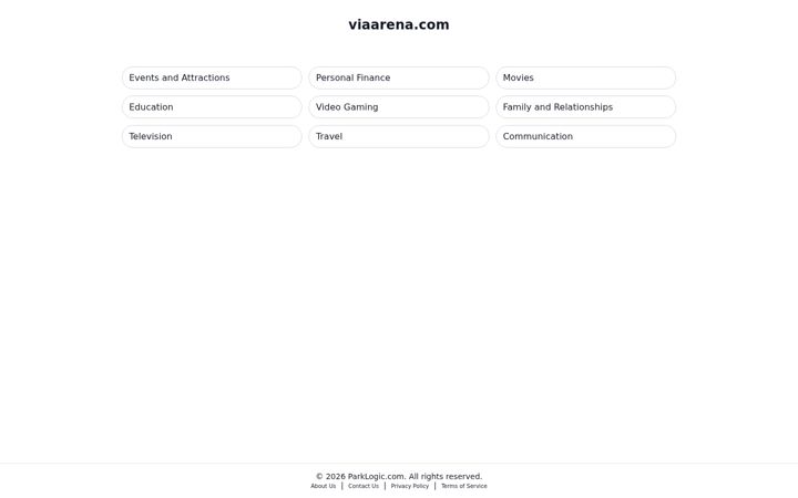 Screenshot of viaarena.com