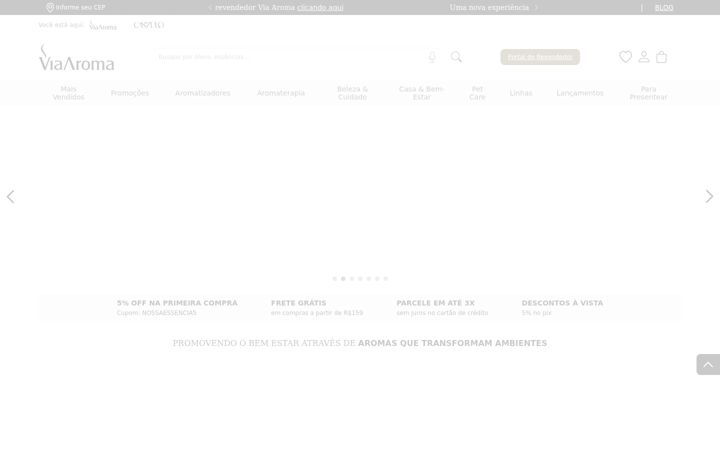 Screenshot of viaaromaloja.com.br