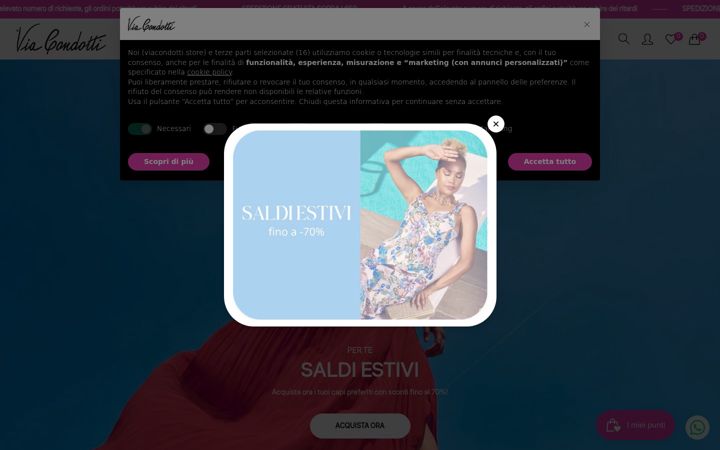 Screenshot of viacondotti.store