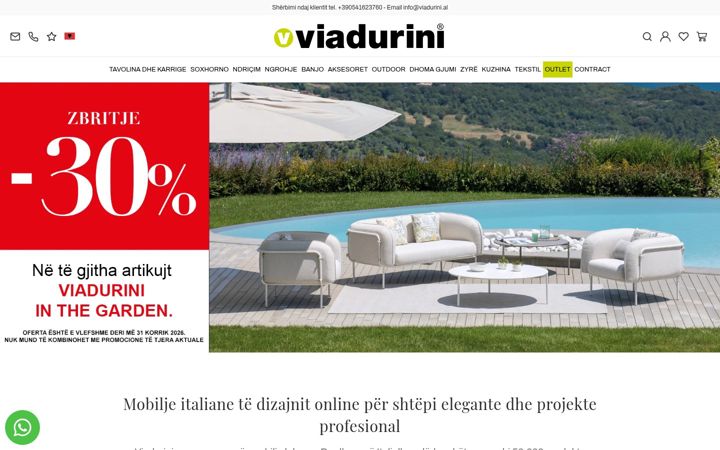 Snímek obrazovky viadurini.al