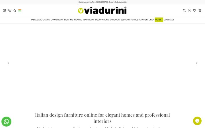 Screenshot of viadurini.in