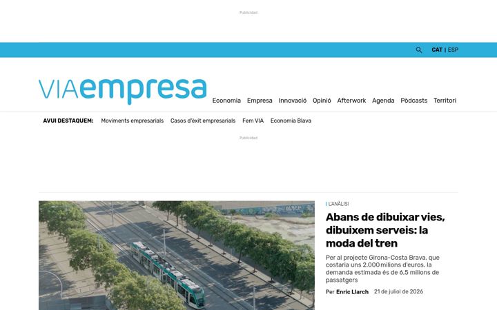 Screenshot of viaempresa.cat