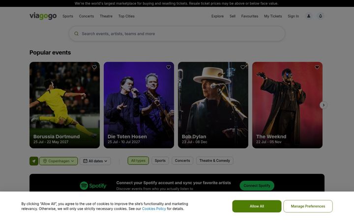 Screenshot of viagogo.com.mx