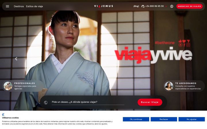 Screenshot of viajemus.es