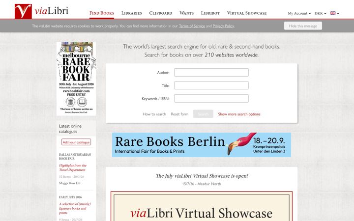 Screenshot ta' vialibri.net