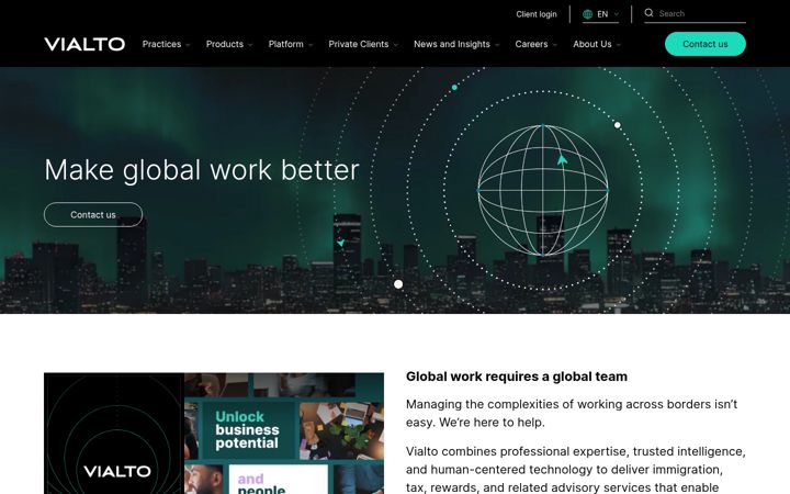 Screenshot of vialto.com