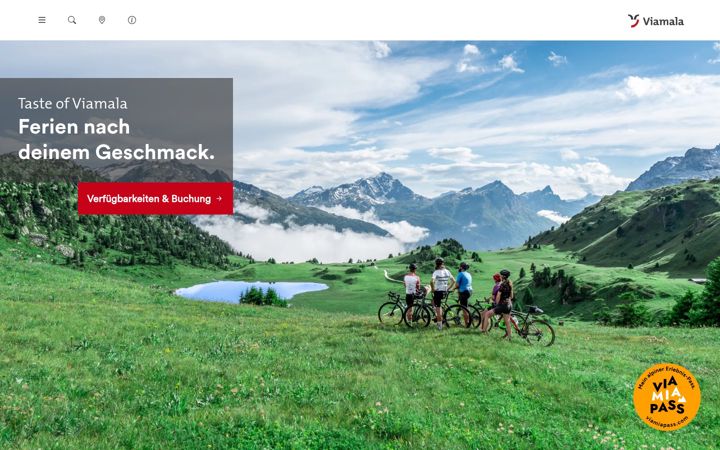 Screenshot of viamala.ch
