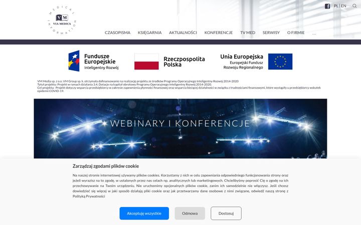 Screenshot of viamedica.pl