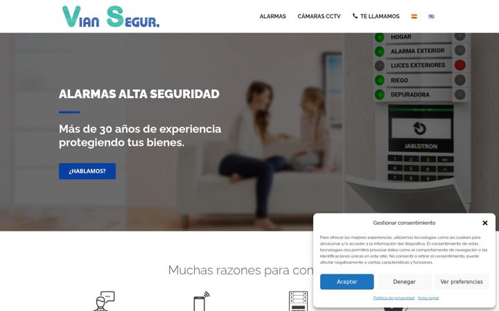 Screenshot του viansegur.com