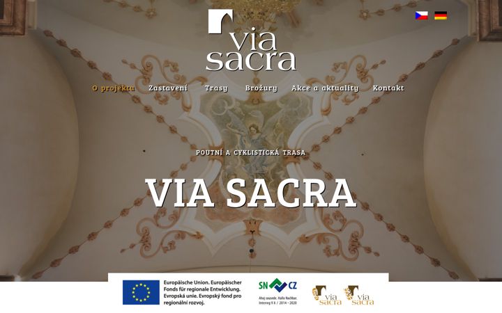 Screenshot of viasacra.cz