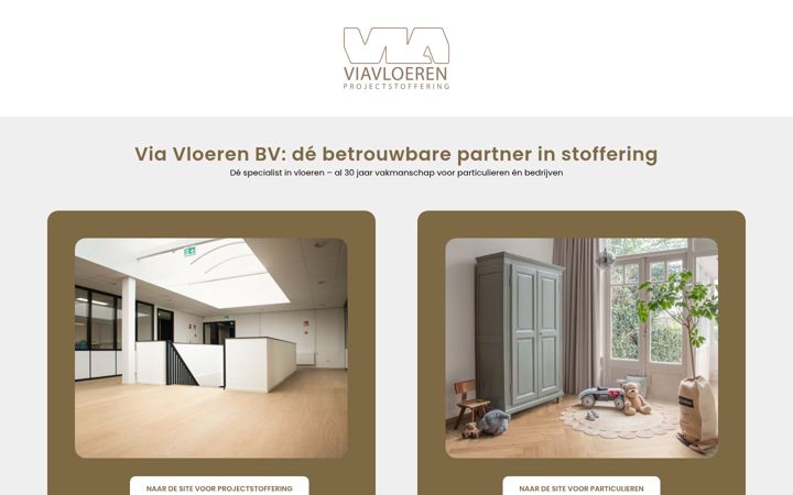 Screenshot di viavloeren.nl