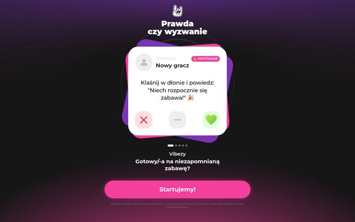 Skærmbillede af vibezy.app
