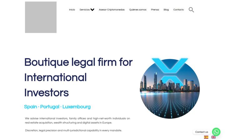 Screenshot of vicox.legal