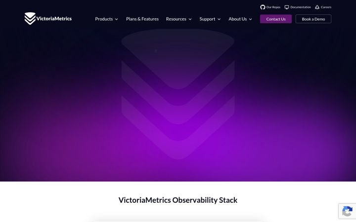 Képernyőkép: victoriametrics.com