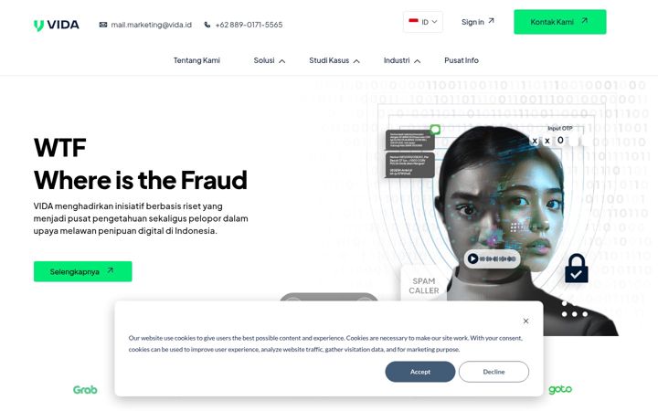 Screenshot of vida.id