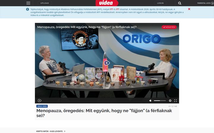 Skjámynd af videa.hu