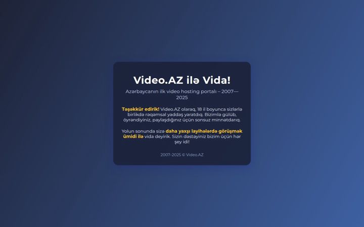 Screenshot of video.az