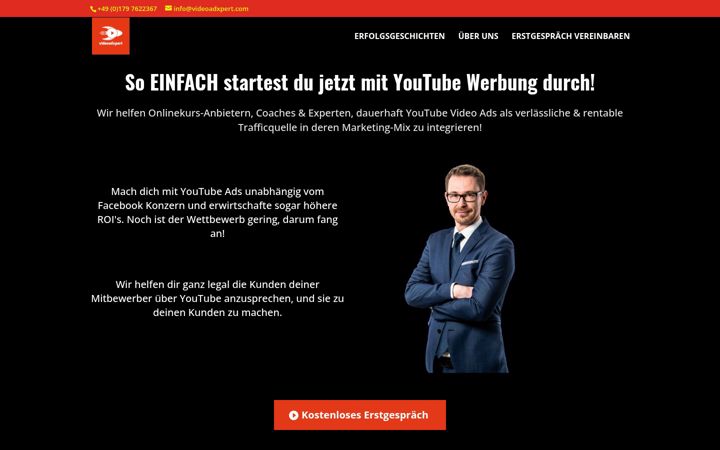Screenshot of videoadxpert.com