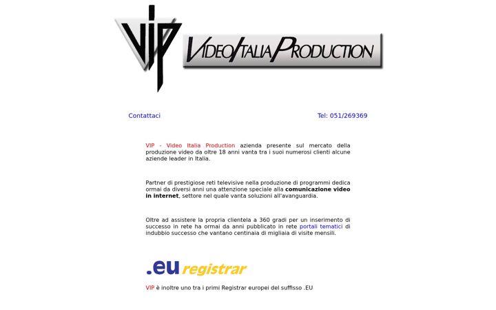 Screenshot of videoitaliaproduction.it