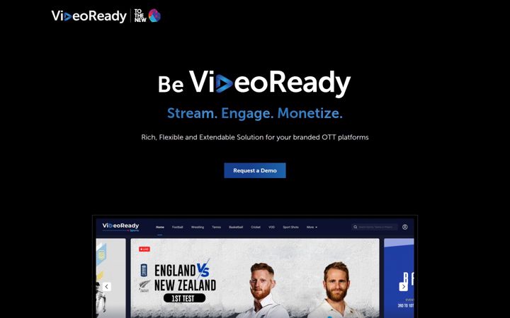 Screenshot of videoready.tv