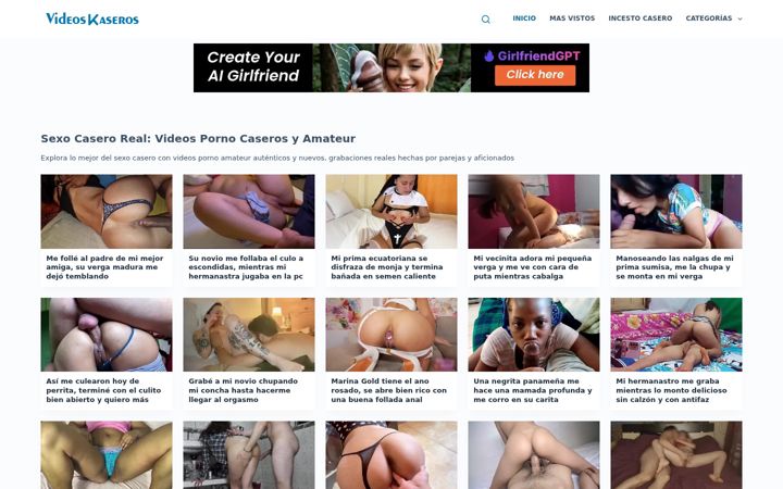 Screenshot of videoskaseros.com