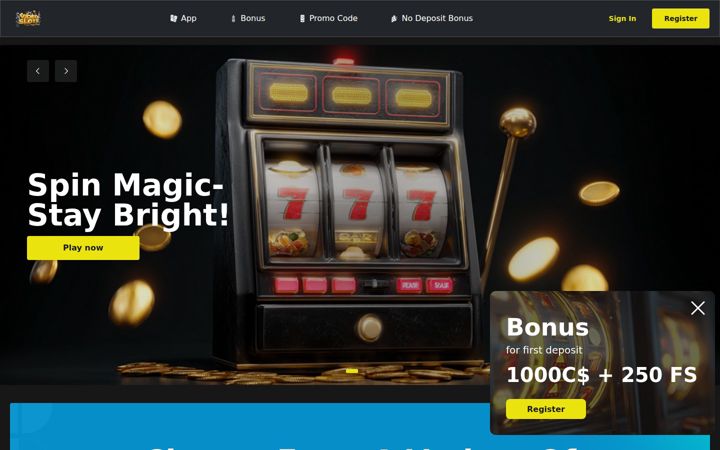 Screenshot of videoslotscasino.io