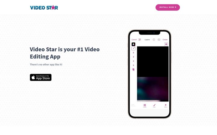 Ekraanipilt saidist videostarapp.com