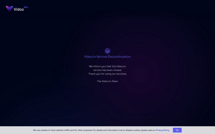 Screenshot of vidoc.tv