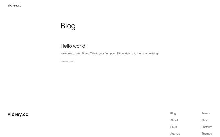 Screenshot of vidrey.cc
