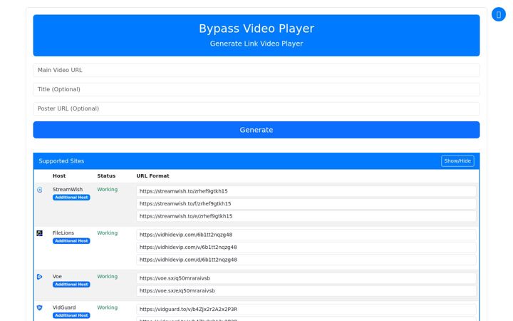 Screenshot of vidstream.pw