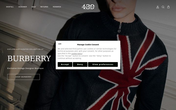 Screenshot of vierdreineun.com
