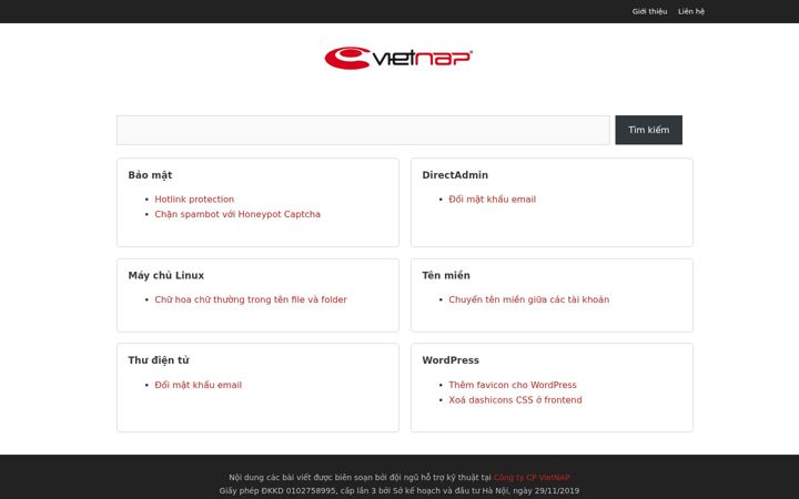 Screenshot of vietnap.net