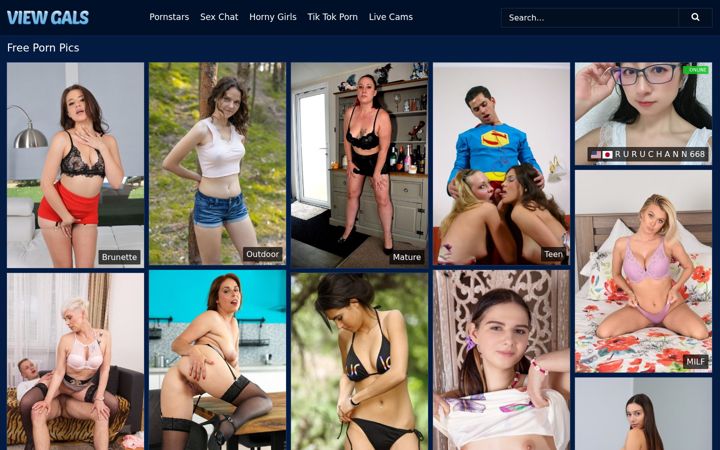 Screenshot of viewgals.com