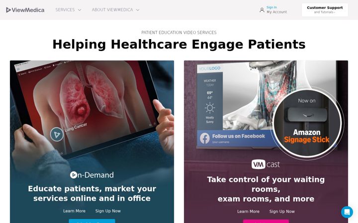 Ekrano kopija viewmedica.com
