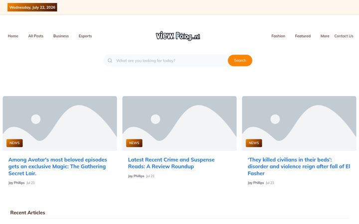Screenshot of viewprimeblog.nl