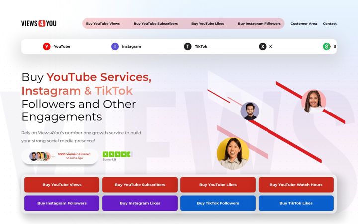 Screenshot of views4you.com