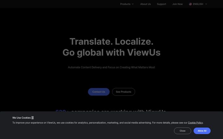 Screenshot of viewus.co.kr