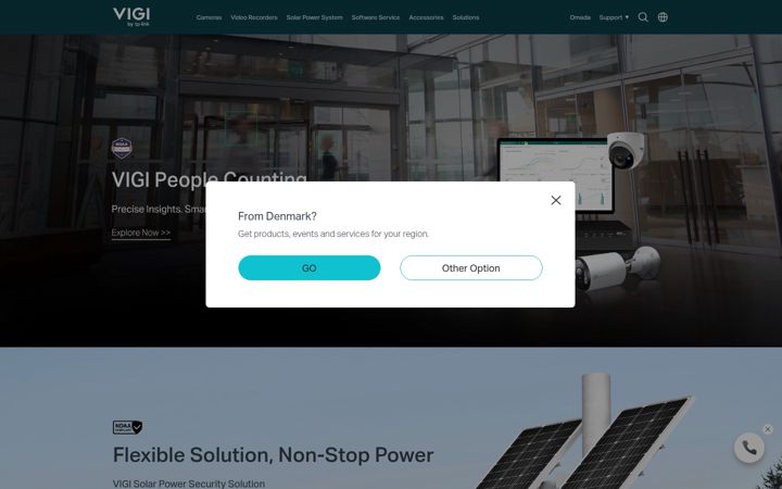 Screenshot of vigi.com