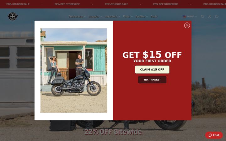 Screenshot of vikingbags.com