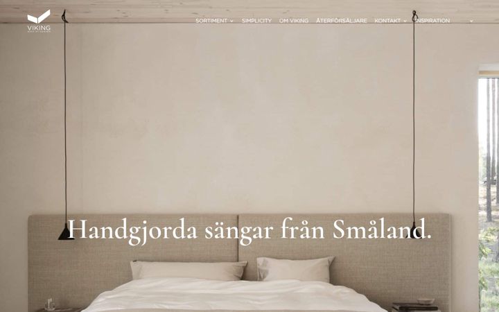 Екранна снимка на vikingbeds.se