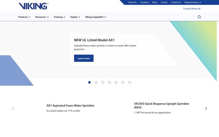 Screenshot von vikinggroupinc.com