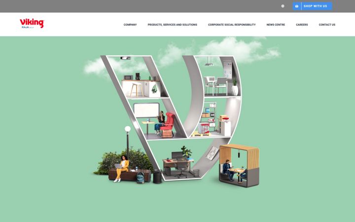 Screenshot of vikingoffice.eu
