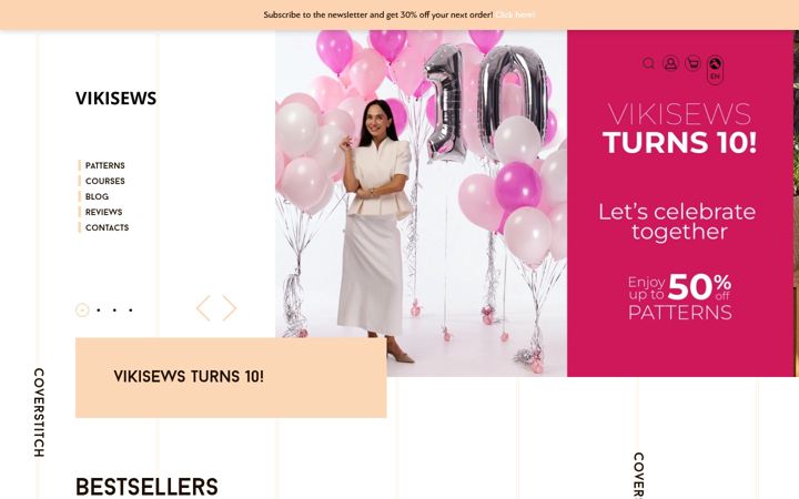Screenshot of vikisews.com
